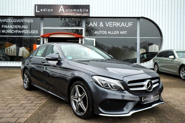 Grau Gebraucht 2015 Mercedes C400 AMG line Limousine | 28.700 € (Fairer Preis) - Bild 1/4