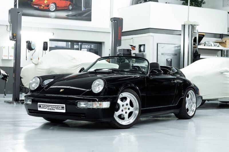 Schwarz uni Gebraucht 1994 Porsche 964 Cabrio | 179.890 € - Bild 1/4