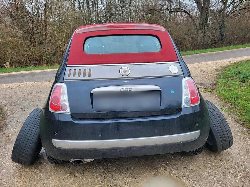 Gebraucht Fiat 500 101 PS (74 kW) 2011 Schwarz Cabrio
