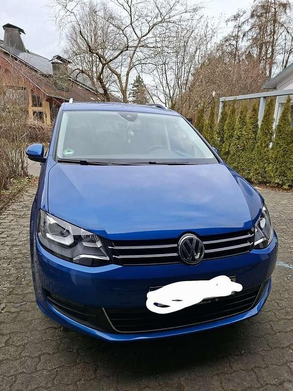 Gebraucht VW Sharan Join 150 PS (110 kW) 2019 Blau Van / Kleinbus