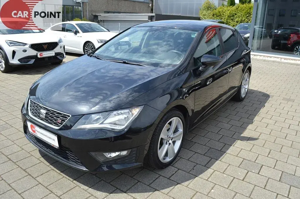 Gebraucht Seat Leon FR 150 PS (110 kW) 2014 "universo" schwarz Limousine