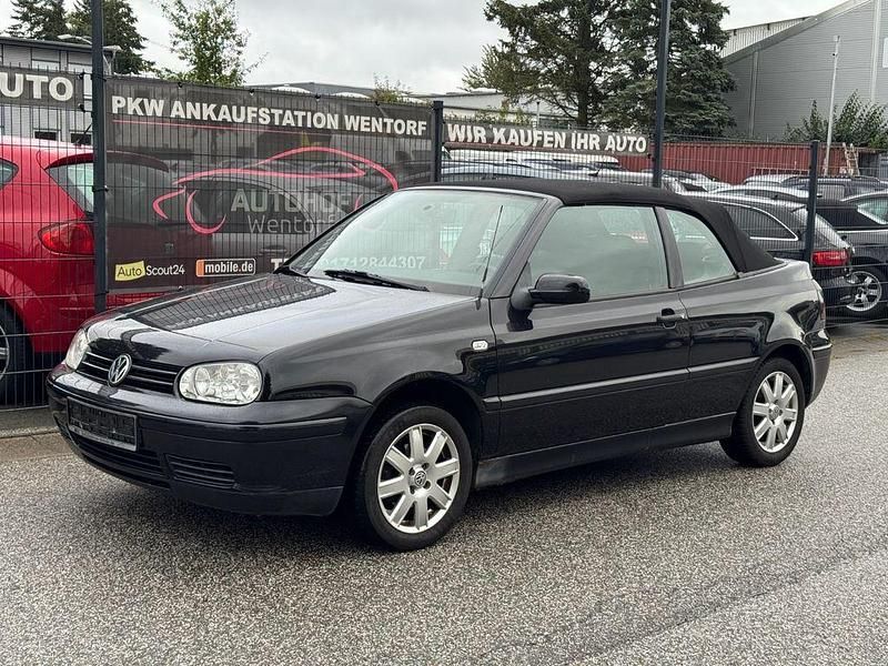 Schwarz Gebraucht 2002 VW Golf Cabriolet Cabrio | 4.950 € (Etwas zu teuer) - Bild 1/4