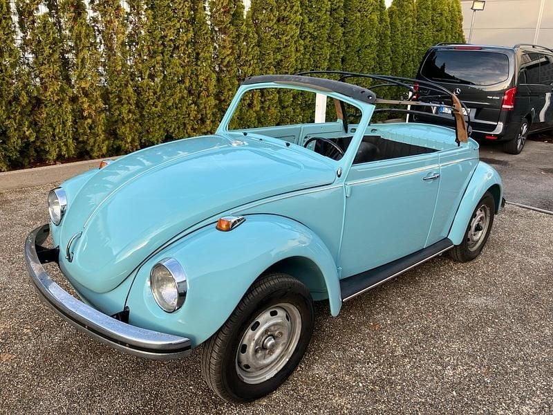 Blau Gebraucht 1971 VW Käfer Cabrio | 14.000 € - Bild 1/4
