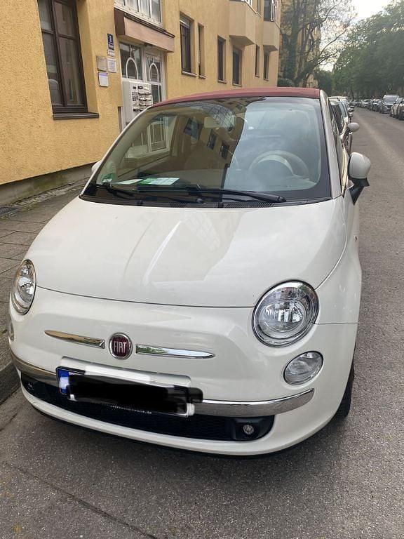 Gebraucht Fiat 500C Lounge 69 PS (50 kW) 2011 Weiß Cabrio
