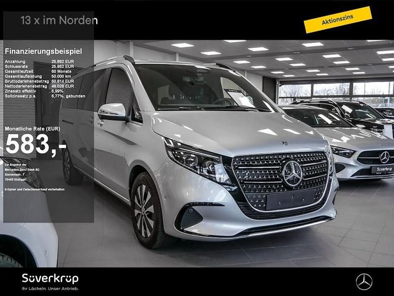 Hightechsilber Gebraucht 2024 Mercedes V250 Avantgarde Van / Kleinbus | 68.350 € (Guter Preis) - Bild 1/4