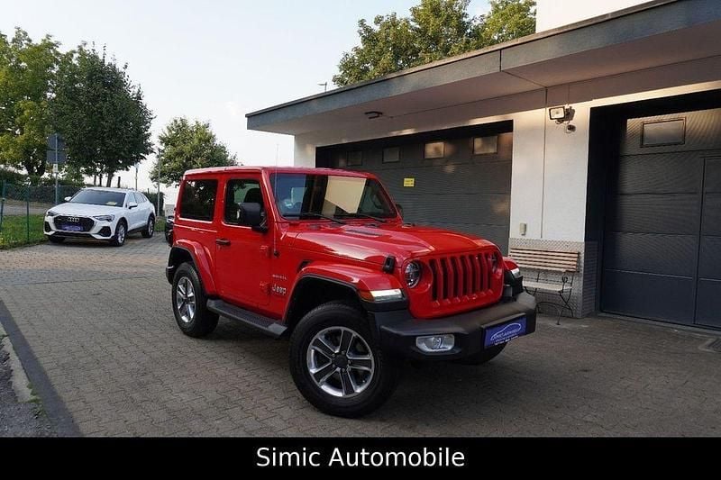 Rot Gebraucht 2021 Jeep Wrangler Sahara SUV | 45.999 € (Guter Preis) - Bild 1/4