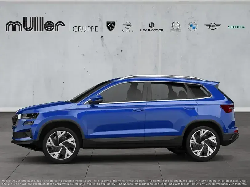 Gebraucht Skoda Karoq Clever 110 PS (80 kW) 2022 Blau SUV