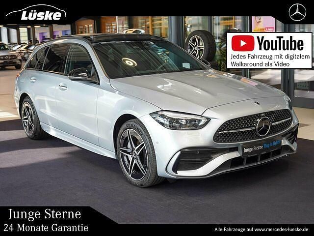 Andere farbe Gebraucht 2023 Mercedes C300e AMG line Kombi | 48.900 € - Bild 1/2