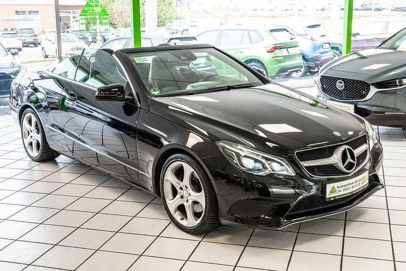 Schwarz Gebraucht 2016 Mercedes E200 Cabrio | 22.950 € (Superpreis) - Bild 1/4