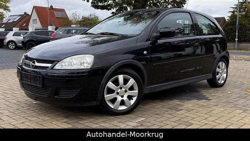 Schwarz Gebraucht 2006 Opel Corsa Edition Limousine | 600 € (Superpreis) - Bild 1/4