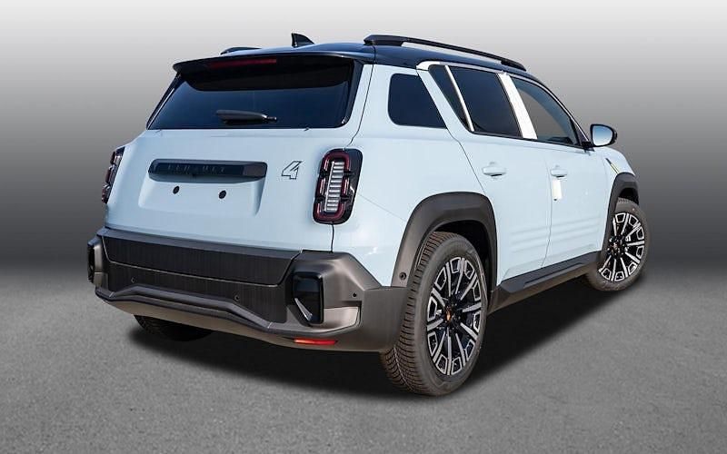 Neu Renault 4 E-Tech Iconic 110 kW (150 PS) 2025 Kumulusblau, black pearlschwarz metallic (blau) SUV