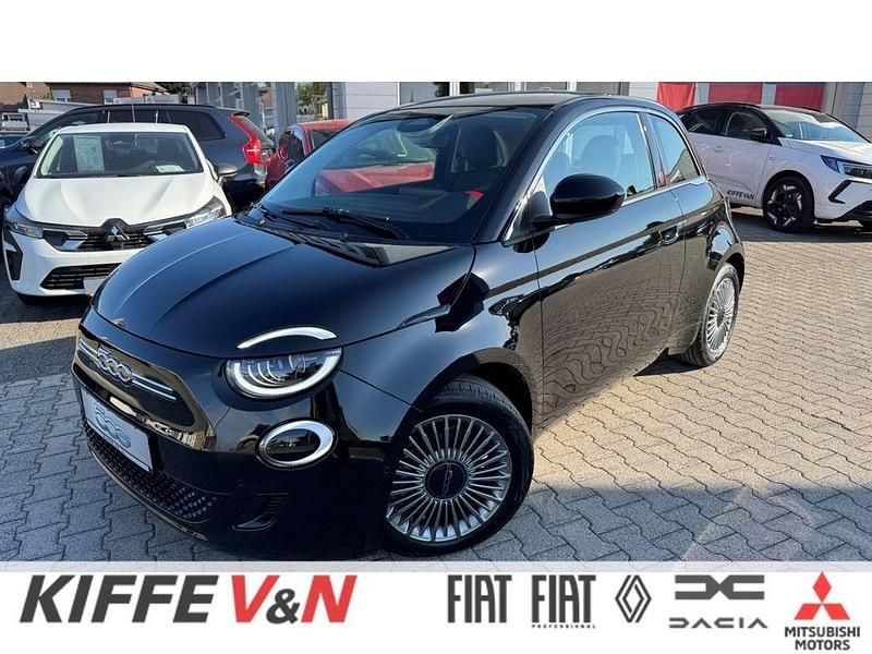 Neu Fiat 500e Red 69 kW (95 PS) 2025 Schwarz Kleinwagen