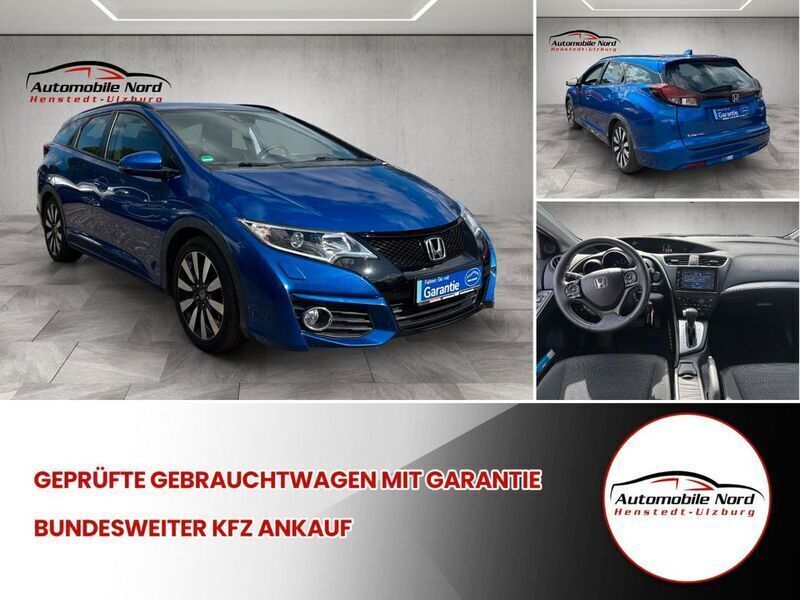 Blau Gebraucht 2017 Honda Civic Elegance Kombi | 16.900 € (Fairer Preis) - Bild 1/4