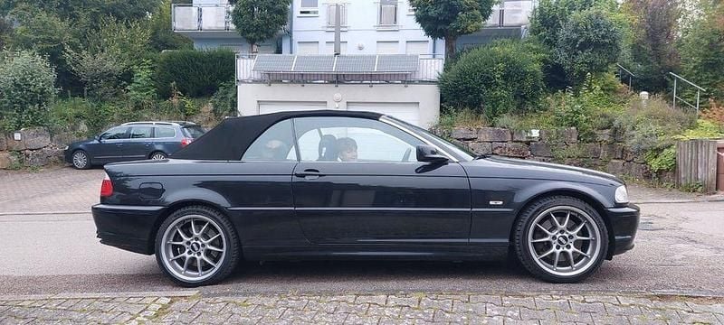 Schwarz Gebraucht 2000 BMW 330 Cabriolet Sport Line Cabrio | 12.500 € (Guter Preis) - Bild 1/4
