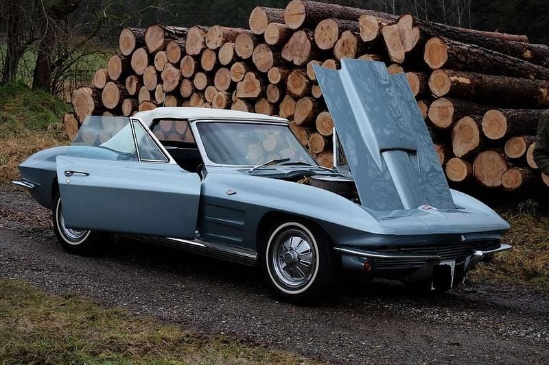 Gebraucht Corvette Stingray 250 PS (183 kW) 1964 Blau Cabrio