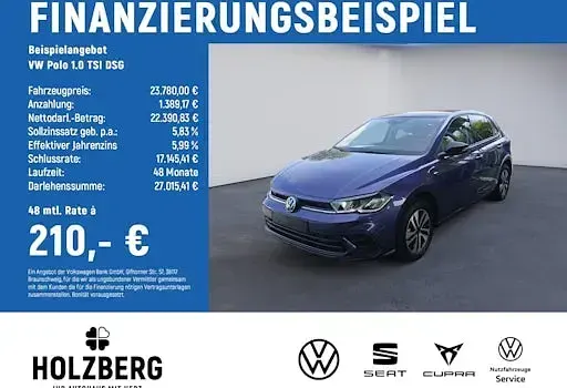 Neu VW Polo 95 PS (69 kW) 2026 Violett Kleinwagen
