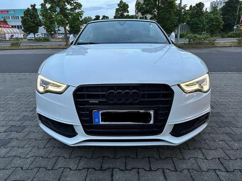 Weiß Gebraucht 2015 Audi A5 Cabriolet S-Line Cabrio | 17.499 € (Fairer Preis) - Bild 1/4