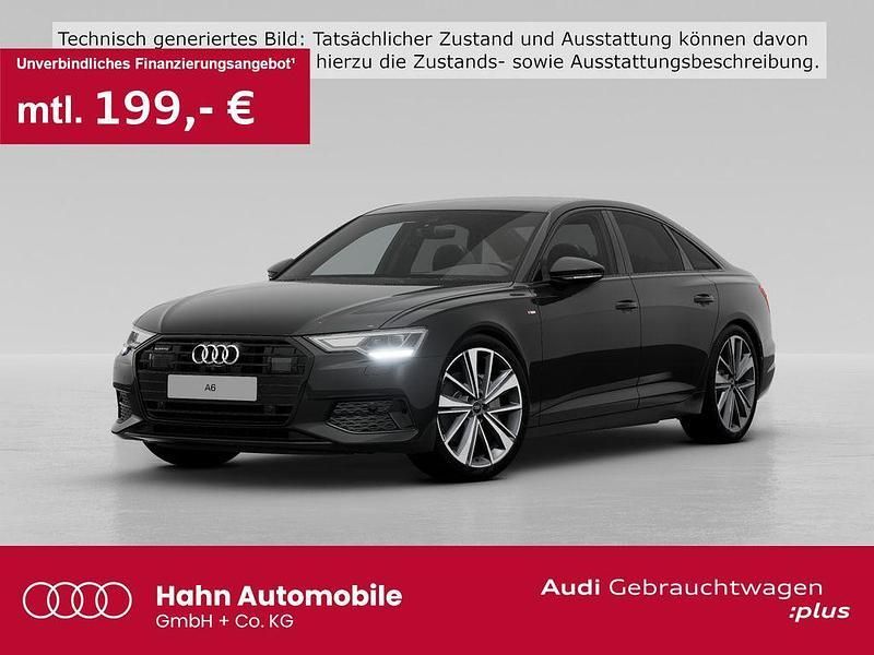 Mythosschwarz metallic Gebraucht 2022 Audi A6 Sport Limousine | 39.930 € (Fairer Preis) - Bild 1/3