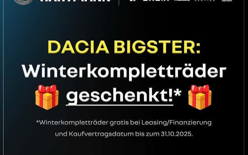 Schwarz Neu 2025 Dacia Bigster Journey SUV | 30.920 € (Fairer Preis) - Bild 1/4