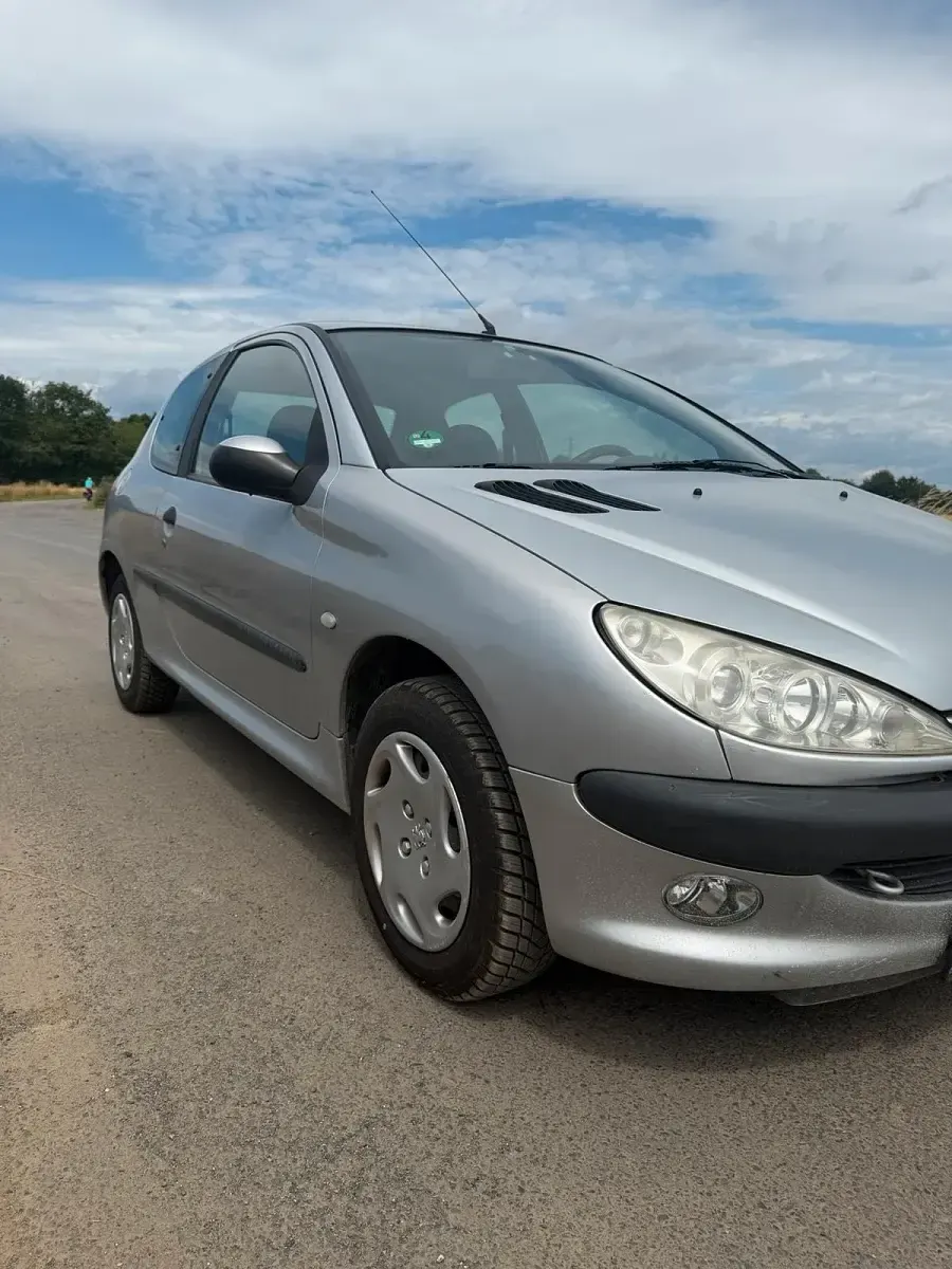 Gebraucht Peugeot 206 75 PS (55 kW) 2000 Silber Kleinwagen