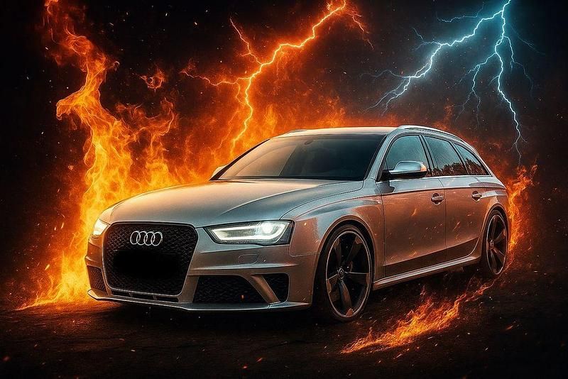 Silber Gebraucht 2014 Audi RS4 Exclusive Kombi | 45.000 € (Fairer Preis) - Bild 1/4