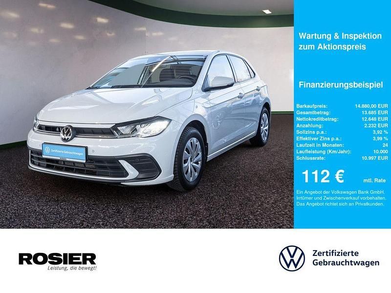 Gebraucht VW Polo Life 95 PS (69 kW) 2021 Weiss / pure white Kleinwagen