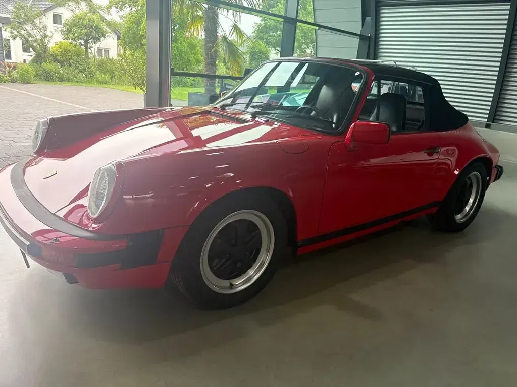 Gebraucht Porsche 911 207 PS (152 kW) 1986 Rot Cabrio