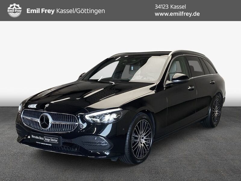 Obsidianschwarz metallic Gebraucht 2023 Mercedes C200 Avantgarde Kombi | 36.400 € (Fairer Preis) - Bild 1/4