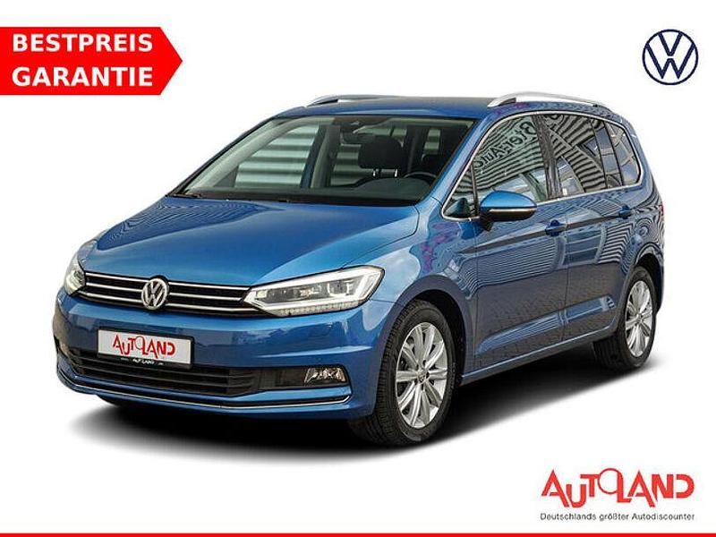 Gebraucht VW Touran Highline 150 PS (110 kW) 2019 Blau Van / Kleinbus