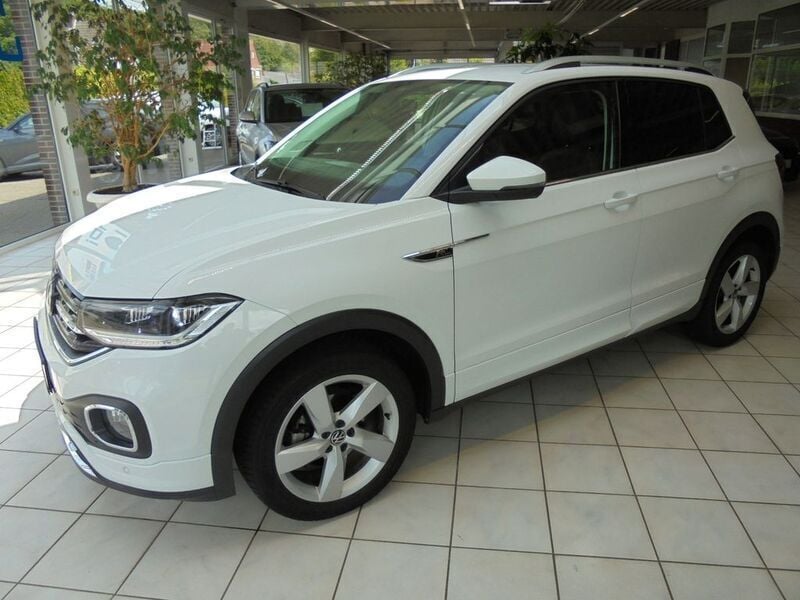 Pure white Gebraucht 2021 VW T-Cross Style SUV | 19.999 € (Fairer Preis) - Bild 1/4
