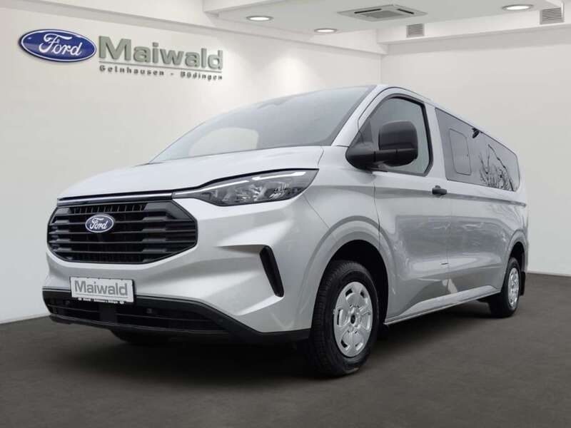 Polarsilber metallic Neu 2025 Ford Transit Custom Trend Kombi | 52.990 € - Bild 1/4
