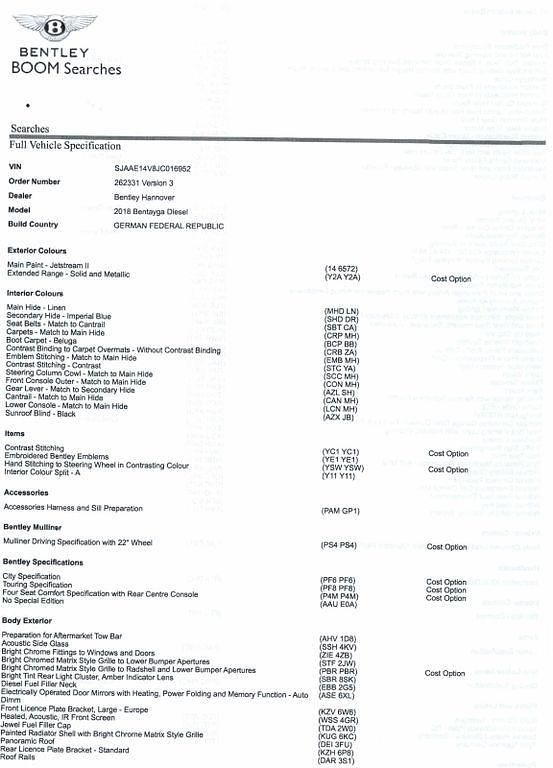 Gebraucht Bentley Bentayga 435 PS (319 kW) 2017 Blau SUV