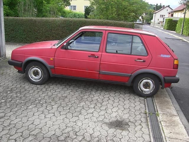 Gebraucht VW Golf II 69 PS (50 kW) 1991 Rot Kleinwagen