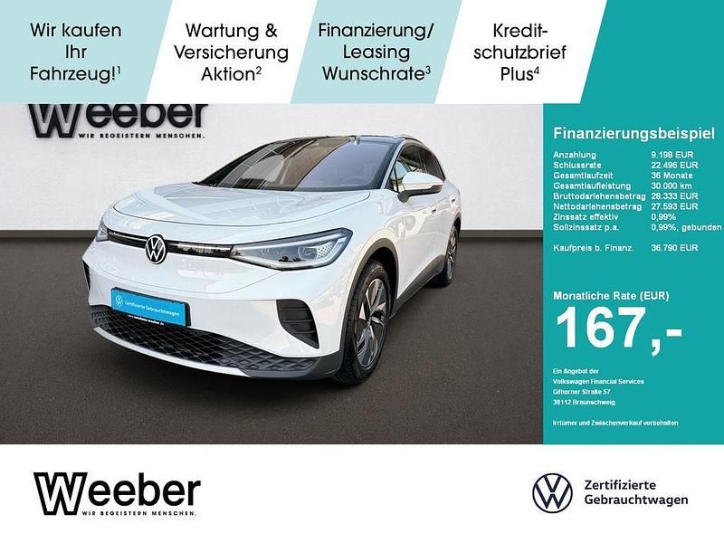Weiß Gebraucht 2025 VW ID.4 Pure SUV | 36.790 € (Fairer Preis) - Bild 1/4