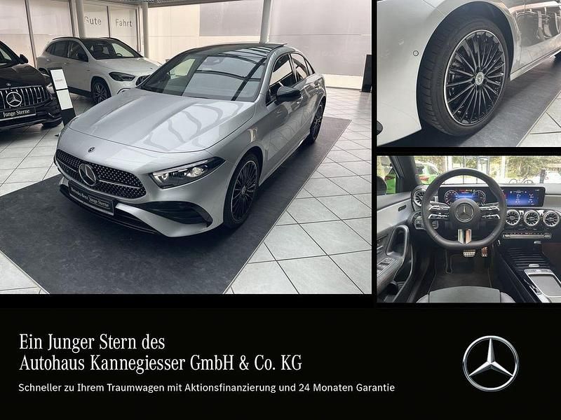 Silber Gebraucht 2023 Mercedes A250 AMG Limousine | 36.499 € (Teuer) - Bild 1/4