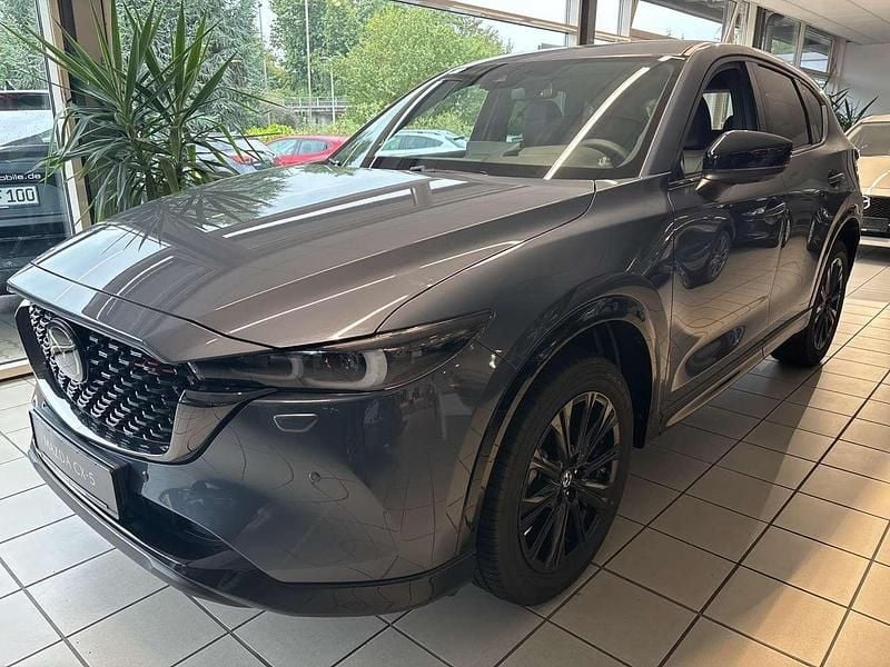 Grau Gebraucht 2024 Mazda CX-5 Homura-Line SUV | 39.371 € (Fairer Preis) - Bild 1/4