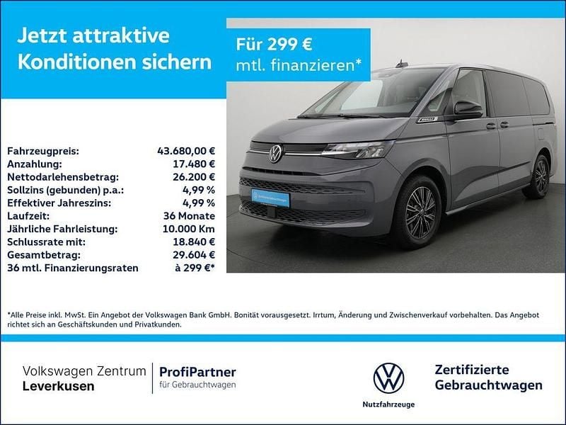 Pure grey Gebraucht 2022 VW T7 Life Van | 43.680 € (Superpreis) - Bild 1/4