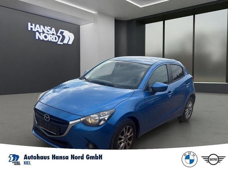 Blau Gebraucht 2015 Mazda 2 Exclusive Limousine | 8.333 € (Fairer Preis) - Bild 1/4