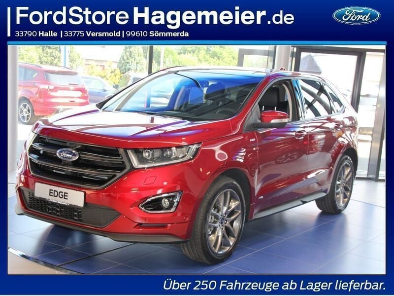 Rot Gebraucht 2018 Ford Edge ST-Line SUV | 21.950 € (Fairer Preis) - Bild 1/4