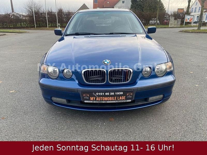 Blau Gebraucht 2001 BMW 316 Compact Sport Line Kleinwagen | 3.499 € (Teuer) - Bild 1/4