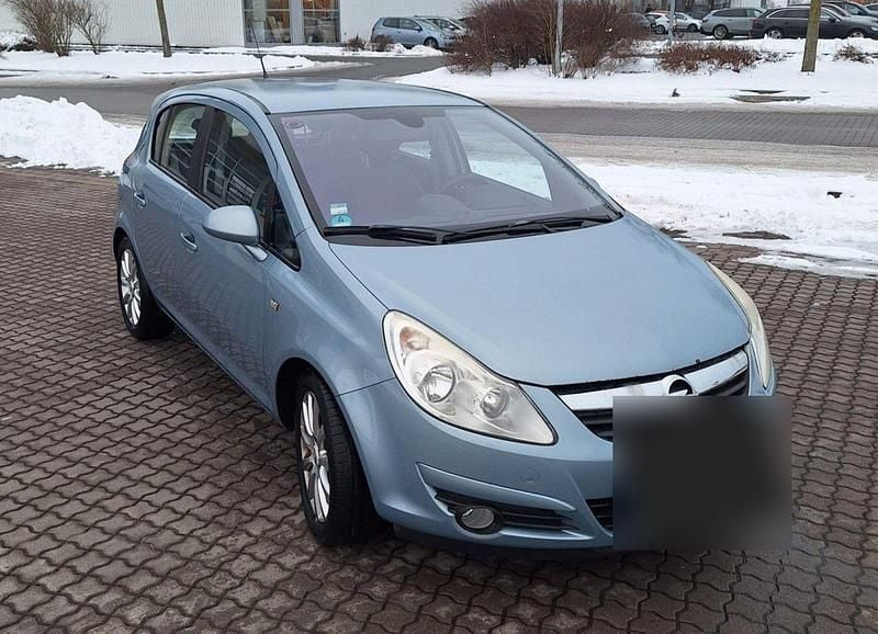 Gebraucht Opel Corsa Edition 90 PS (66 kW) 2008 Blau Limousine