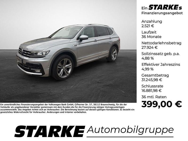 Silber Gebraucht 2020 VW Tiguan Allspace Comfortline SUV | 30.445 € (Superpreis) - Bild 1/4