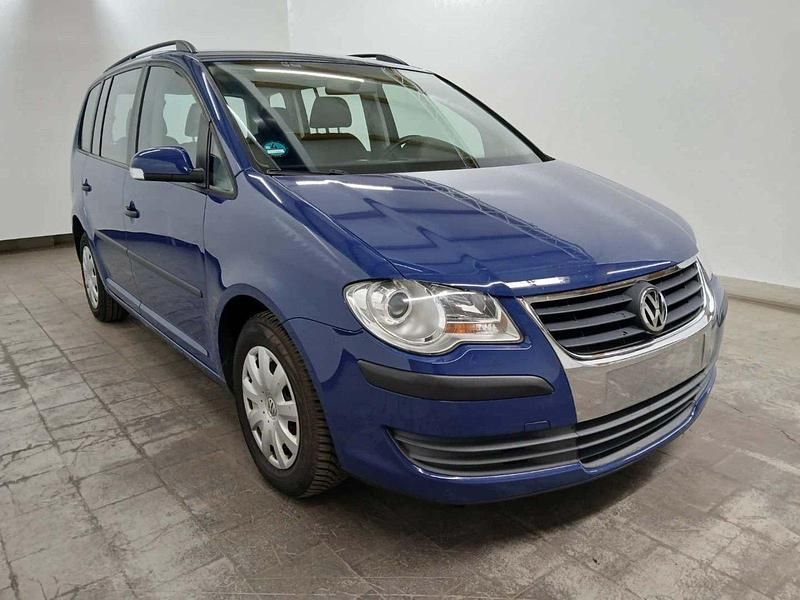 Gebraucht VW Touran Conceptline 102 PS (75 kW) 2009 Blau Van / Kleinbus