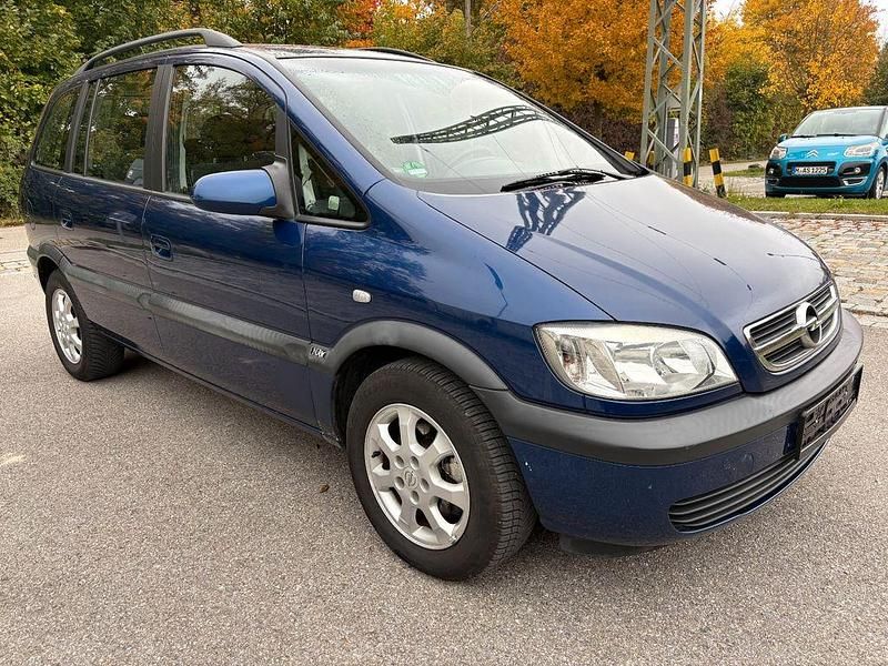 Blau Gebraucht 2003 Opel Zafira Edition Van / Kleinbus | 1.190 € (Guter Preis) - Bild 1/4