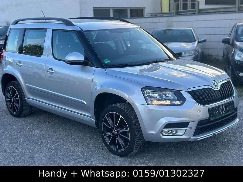 Brilliantsilber metallic Gebraucht 2014 Skoda Yeti SUV | 8.950 € (Guter Preis) - Bild 1/4
