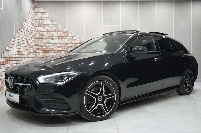 Nachtschwarz unilack Gebraucht 2022 Mercedes CLA220 AMG line Limousine | 28.490 € (Guter Preis) - Bild 1/4