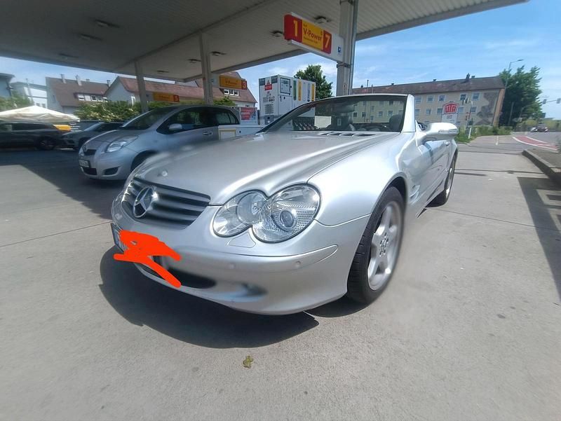 Silber Gebraucht 2002 Mercedes SL500 Cabrio | 16.790 € (Guter Preis) - Bild 1/4