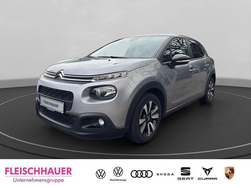 Grau Gebraucht 2018 Citroën C3 Feel Kleinwagen | 9.890 € (Fairer Preis) - Bild 1/4