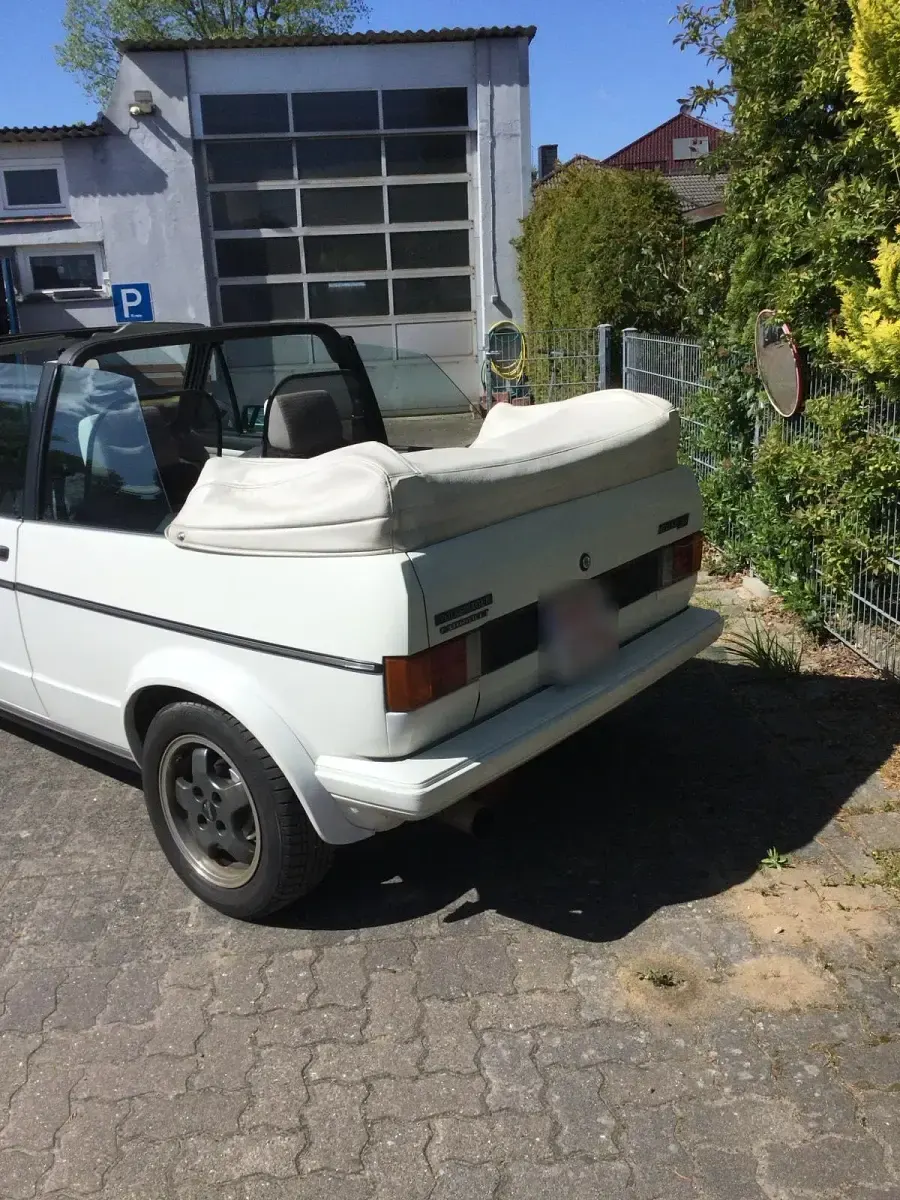 Gebraucht VW Golf Cabriolet 75 PS (55 kW) 1984 Weiß Cabrio