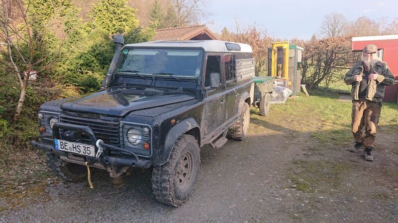 Schwarz Gebraucht 1999 Land Rover Defender S SUV | 22.999 € (Superpreis) - Bild 1/4